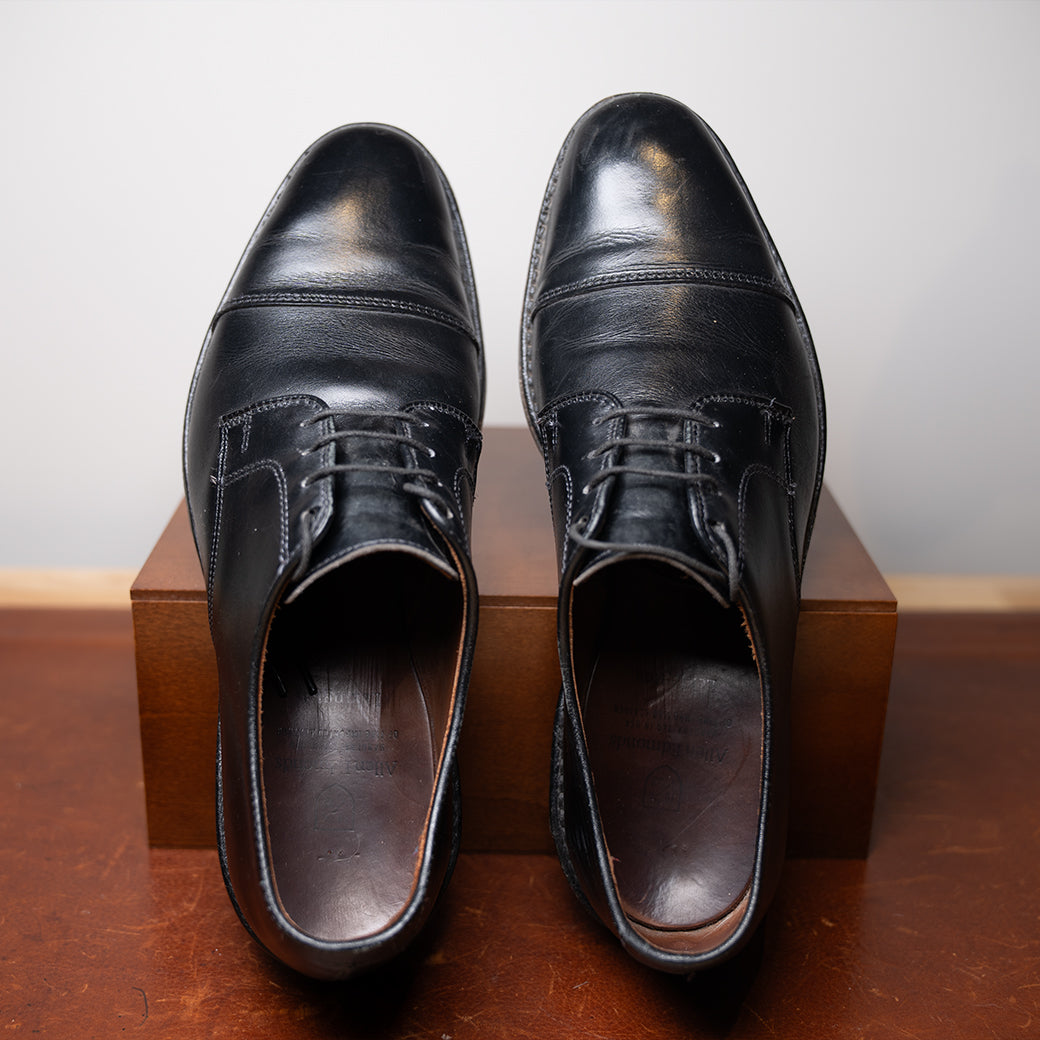 Allen Edmonds Lexington Cap Toe Oxford — Black — Size 8.5D