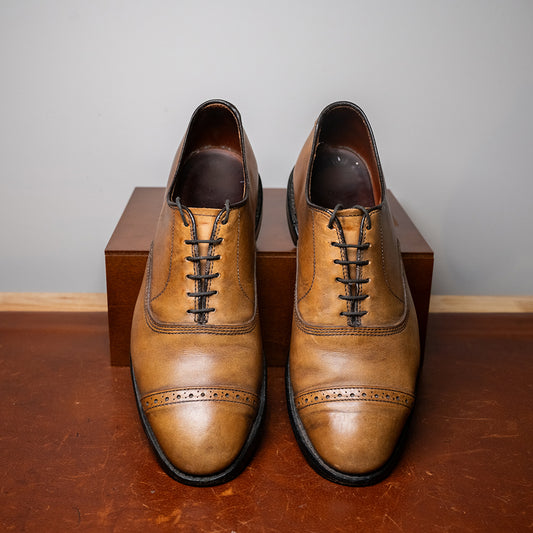 Allen Edmonds Fifth Avenue Cap Toe Oxford — Walnut — Size 8.0E