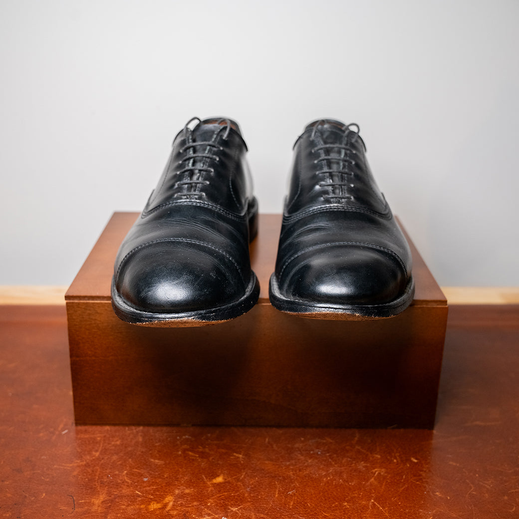 Allen Edmonds Park Avenue Cap Toe Oxford — Black — Size 8.0D