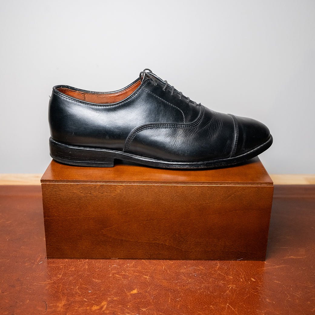 Allen Edmonds Park Avenue Cap Toe Oxford — Black — Size 8.0D