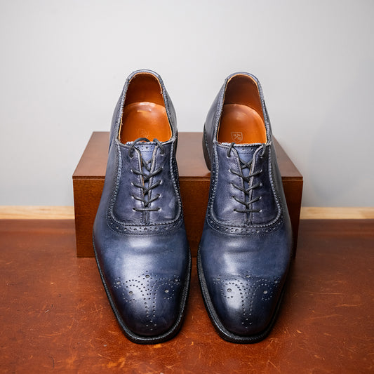 Allen Edmonds Cornwallis Wingtip Oxford — Navy Blue — Size 9.0D