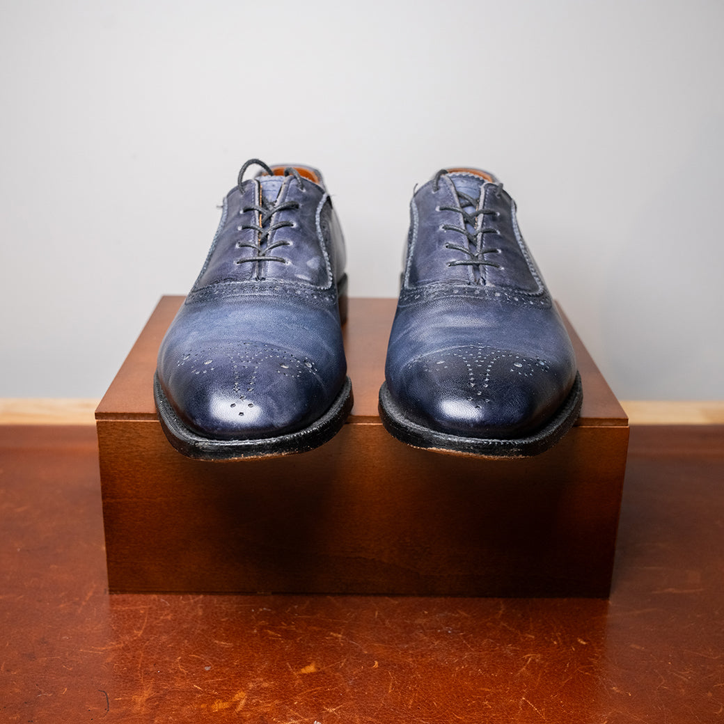 Allen Edmonds Cornwallis Wingtip Oxford — Navy Blue — Size 9.0D