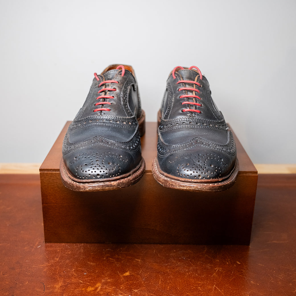 Allen Edmonds Neumok 2.0 Wingtip Oxford — Dark Grey — Size 8.5D