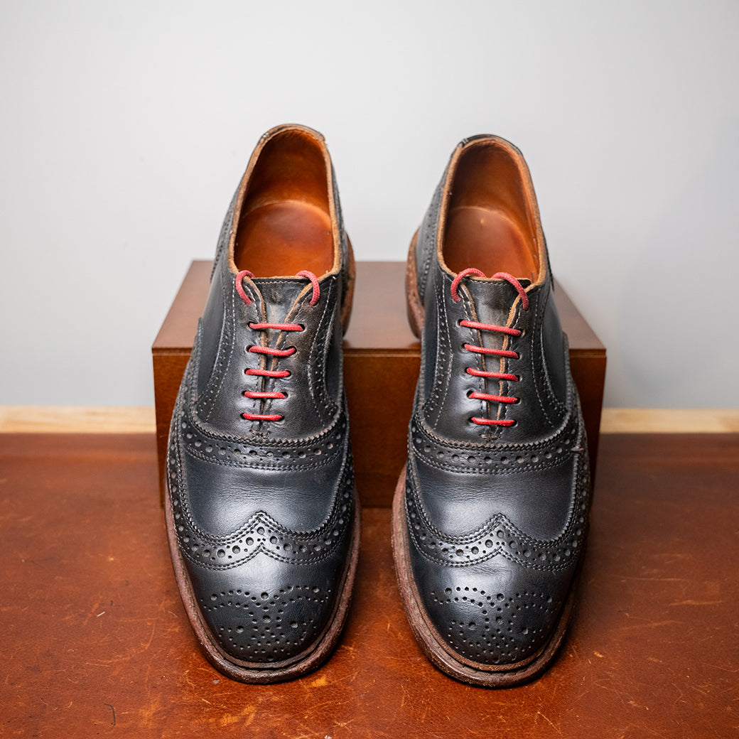 Allen Edmonds Neumok 2.0 Wingtip Oxford — Dark Grey — Size 8.5D